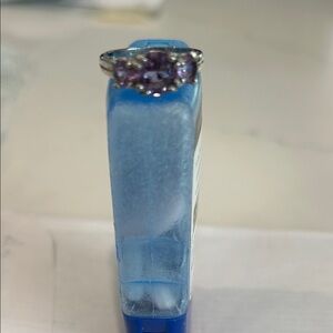 Purple Gemstone Silver Ring